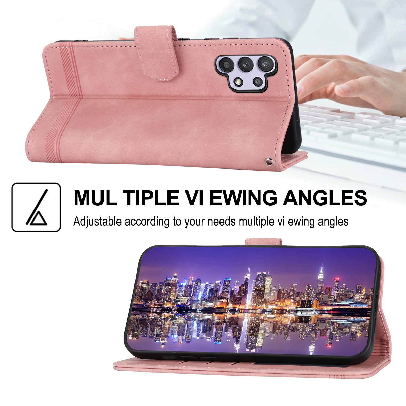 DIERFENG DF-03 Mobile Phone Cover for Samsung Galaxy A32 5G M32 5G Lines Imprinted PU Leather Stand Wallet Phone Case DIERFENG DF-03 Mobile Phone Cover for Samsung Galaxy A32 5G M32 5G Lines Imprinted PU Leather Stand Wallet Phone Case